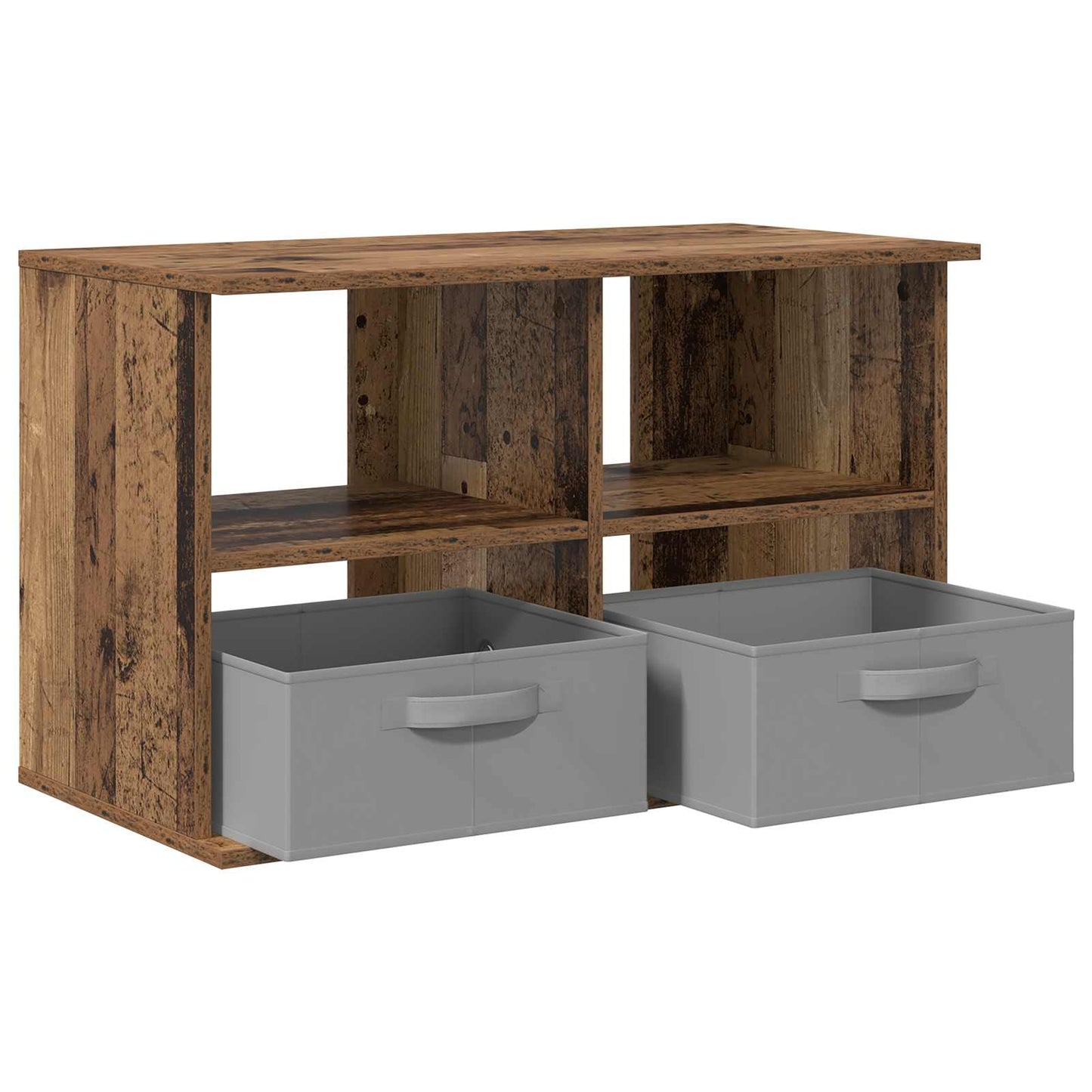 vidaXL TV stand with Drawer Old Wood 79 x 40 x 48 cm 5