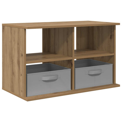 vidaXL TV stand 79 x 40 x 48 cm Artisan Oak 2