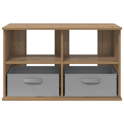 vidaXL TV stand 79 x 40 x 48 cm Artisan Oak 6