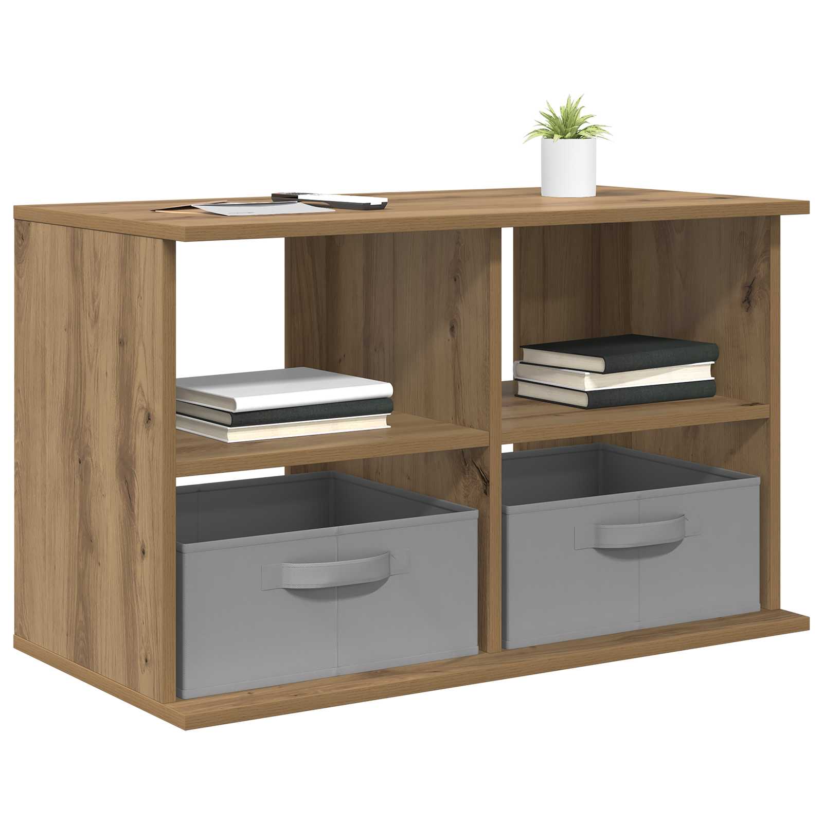 vidaXL TV stand 79 x 40 x 48 cm Artisan Oak 3