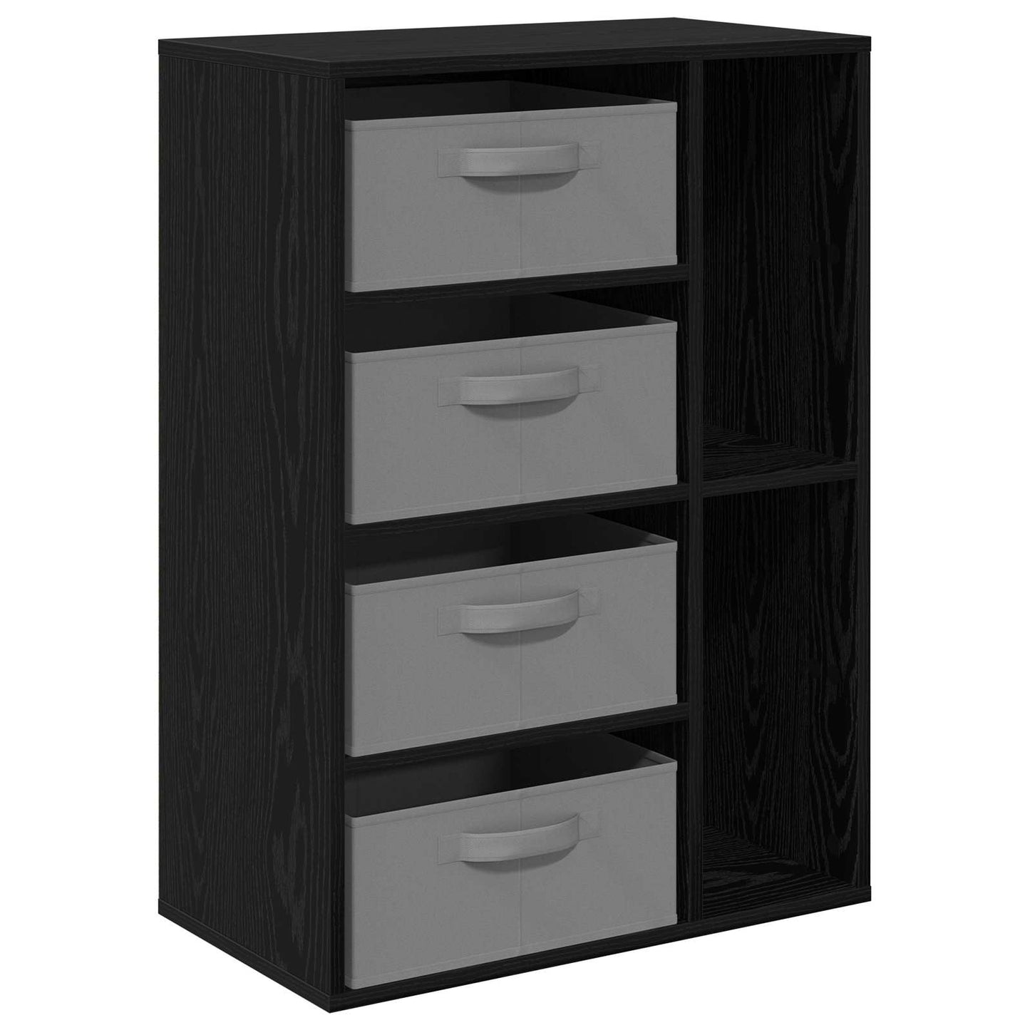 vidaXL Sideboard Black Oak 60 x 33.5 x 84 cm 2