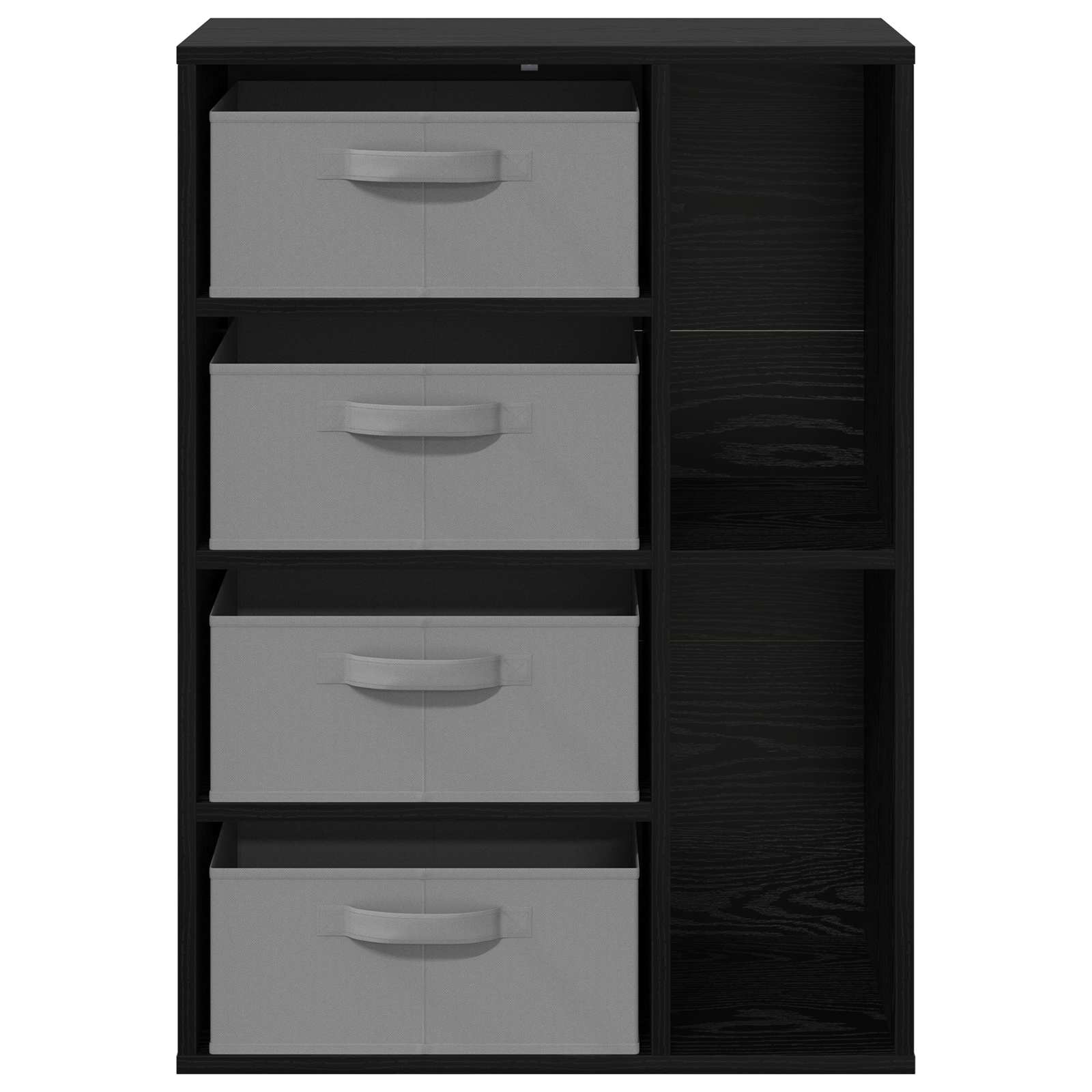 vidaXL Sideboard Black Oak 60 x 33.5 x 84 cm 6