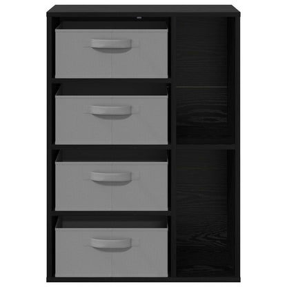 vidaXL Sideboard Black Oak 60 x 33.5 x 84 cm 6