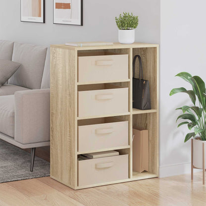 vidaXL Sideboard Sonoma Oak 60 x 33.5 x 84 cm 1