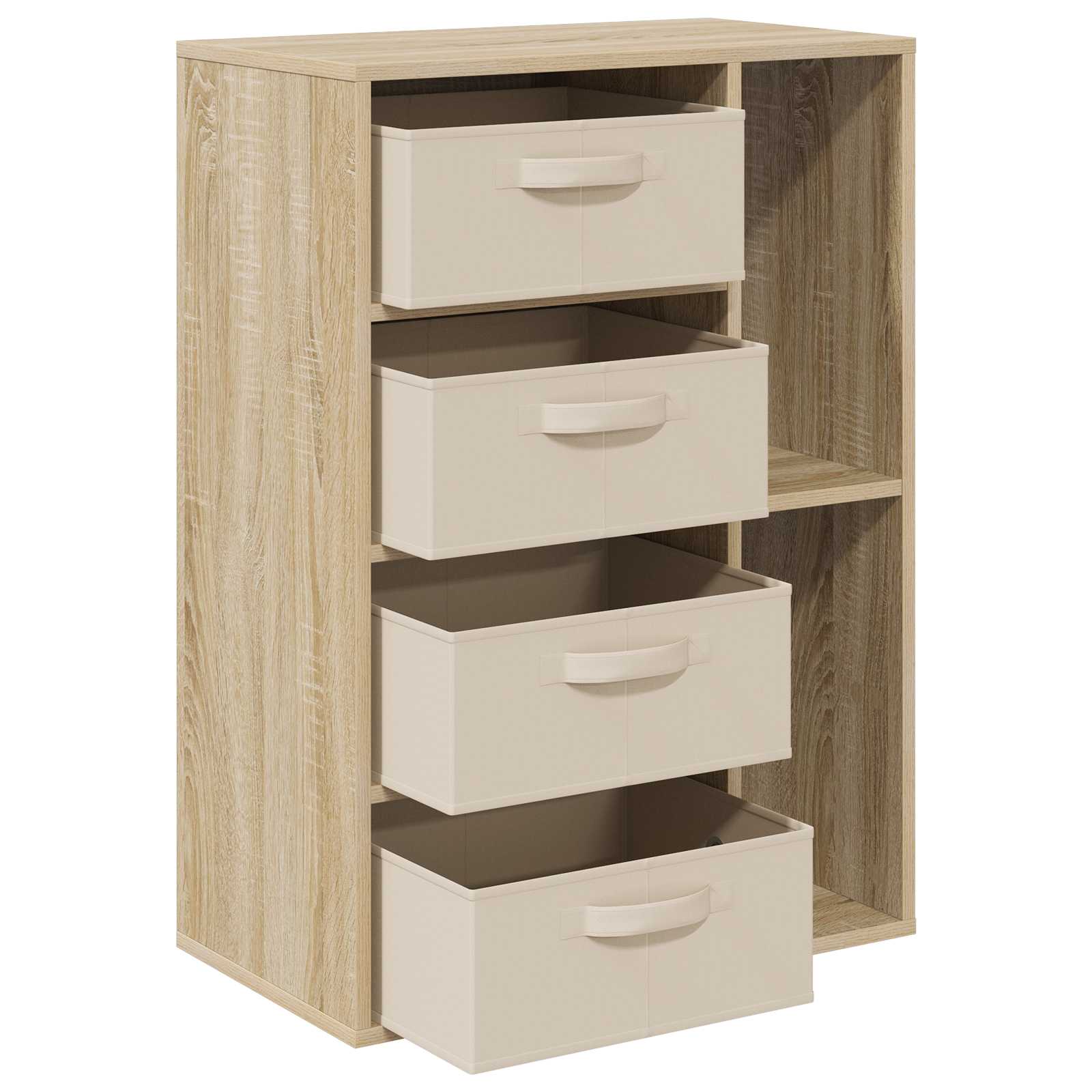 vidaXL Sideboard Sonoma Oak 60 x 33.5 x 84 cm 5