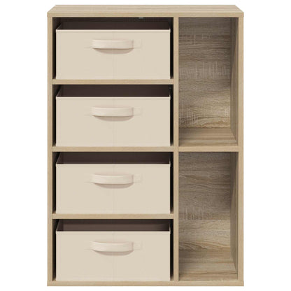 vidaXL Sideboard Sonoma Oak 60 x 33.5 x 84 cm 6