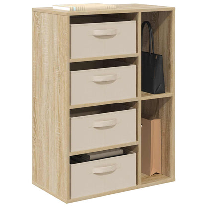 vidaXL Sideboard Sonoma Oak 60 x 33.5 x 84 cm 3