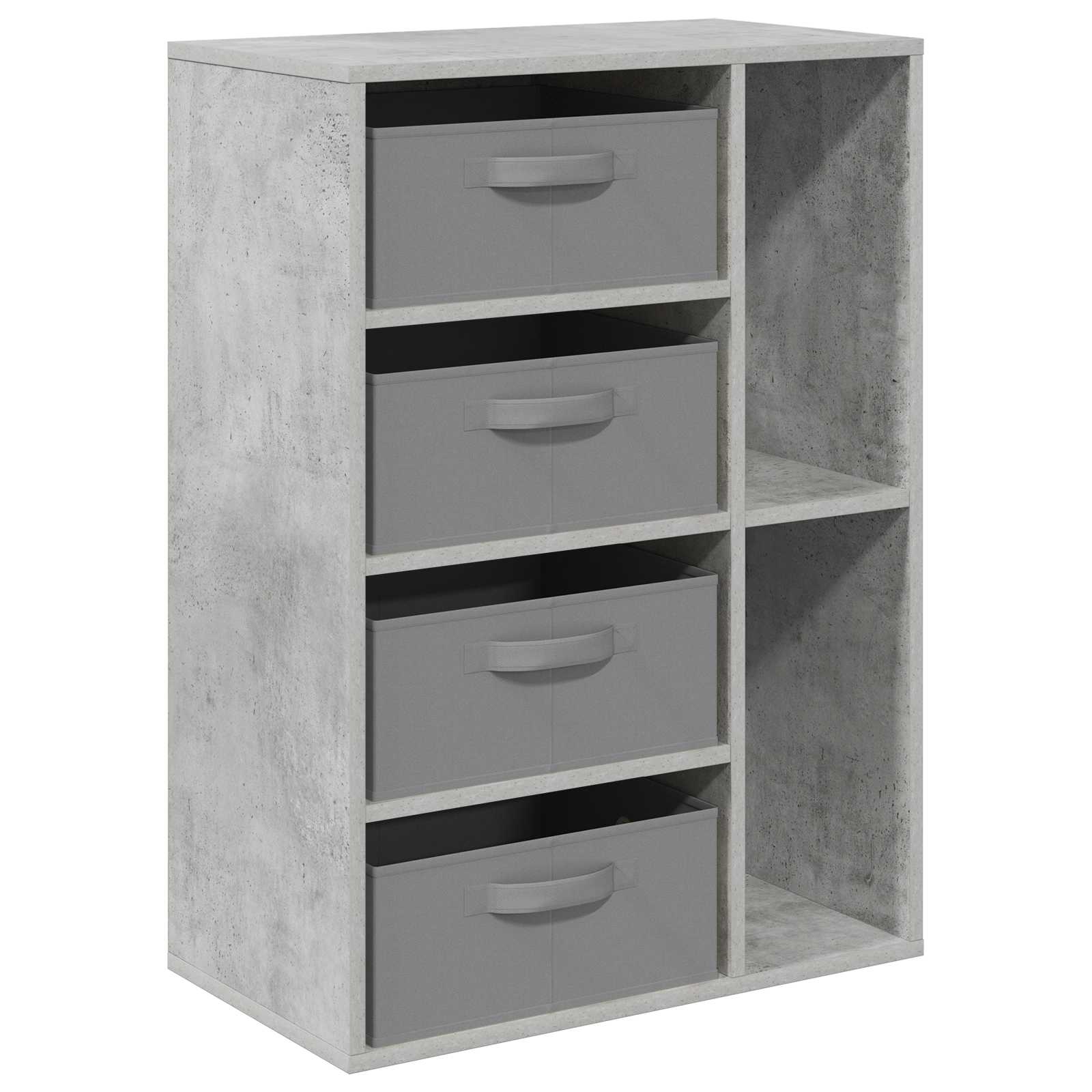 vidaXL Sideboard Concrete Grey 60 x 33.5 x 84 cm 2