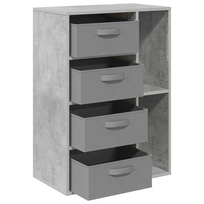 vidaXL Sideboard Concrete Grey 60 x 33.5 x 84 cm 5