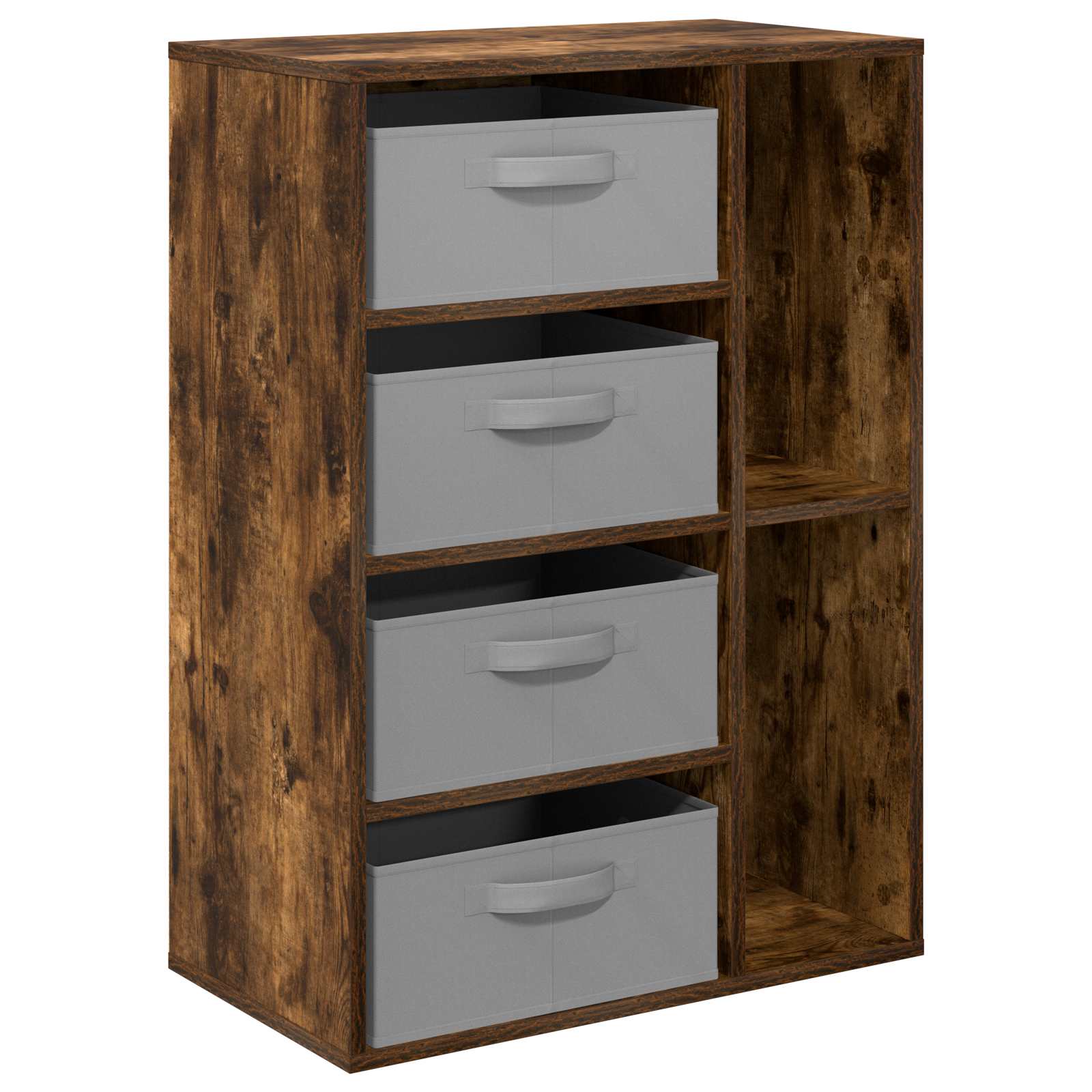 vidaXL Sideboard Smoked Oak 60 x 33.5 x 84 cm 2