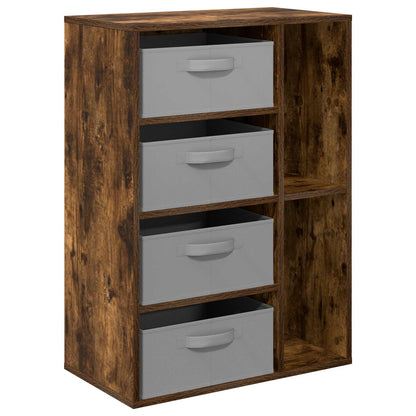 vidaXL Sideboard Smoked Oak 60 x 33.5 x 84 cm 2