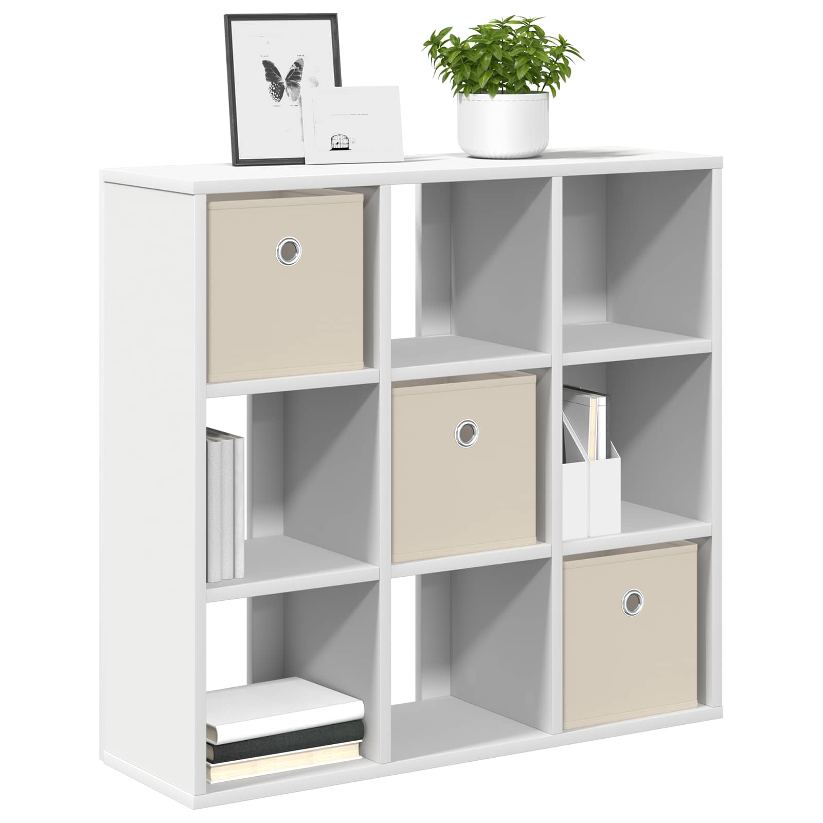 vidaXL Sideboard White 73.5 x 24 x 69.5 cm 3