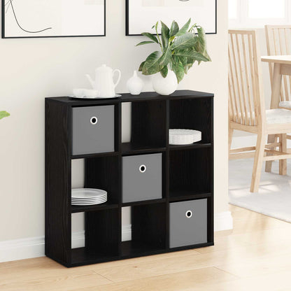 vidaXL Sideboard Black Oak 73.5 x 24 x 69.5 cm 1