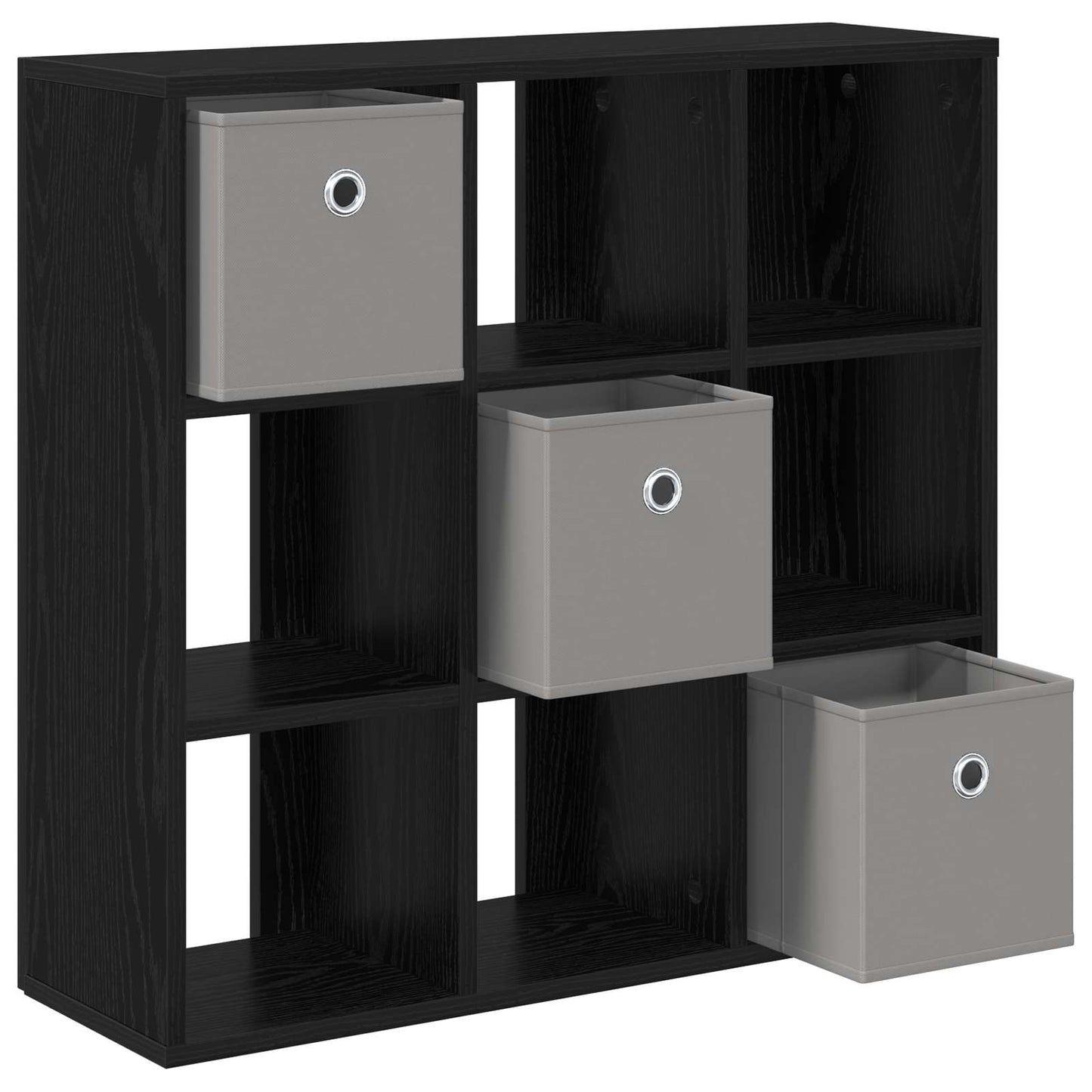 vidaXL Sideboard Black Oak 73.5 x 24 x 69.5 cm 5