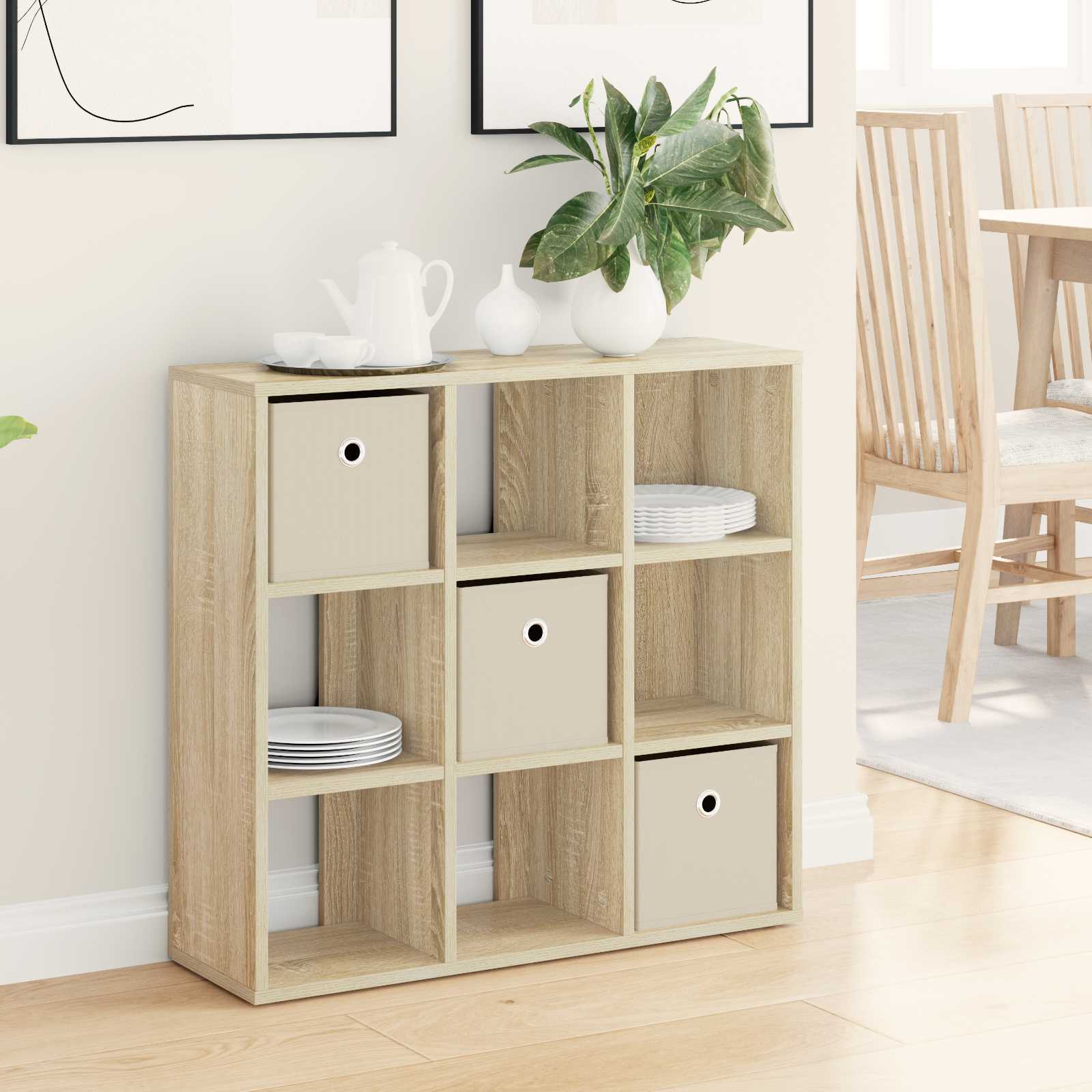 vidaXL Sideboard Sonoma Oak 73.5 x 24 x 69.5 cm 1