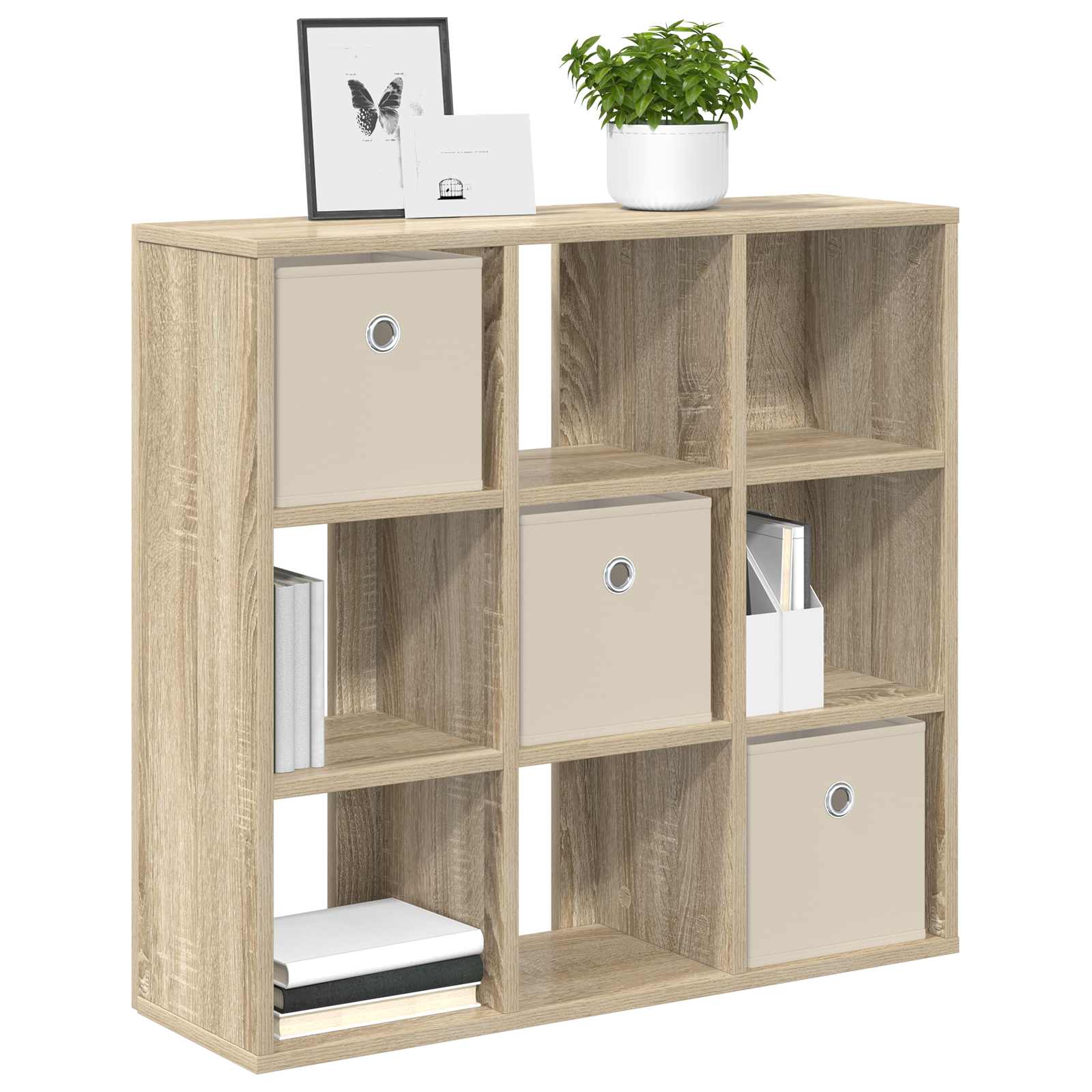 vidaXL Sideboard Sonoma Oak 73.5 x 24 x 69.5 cm 3