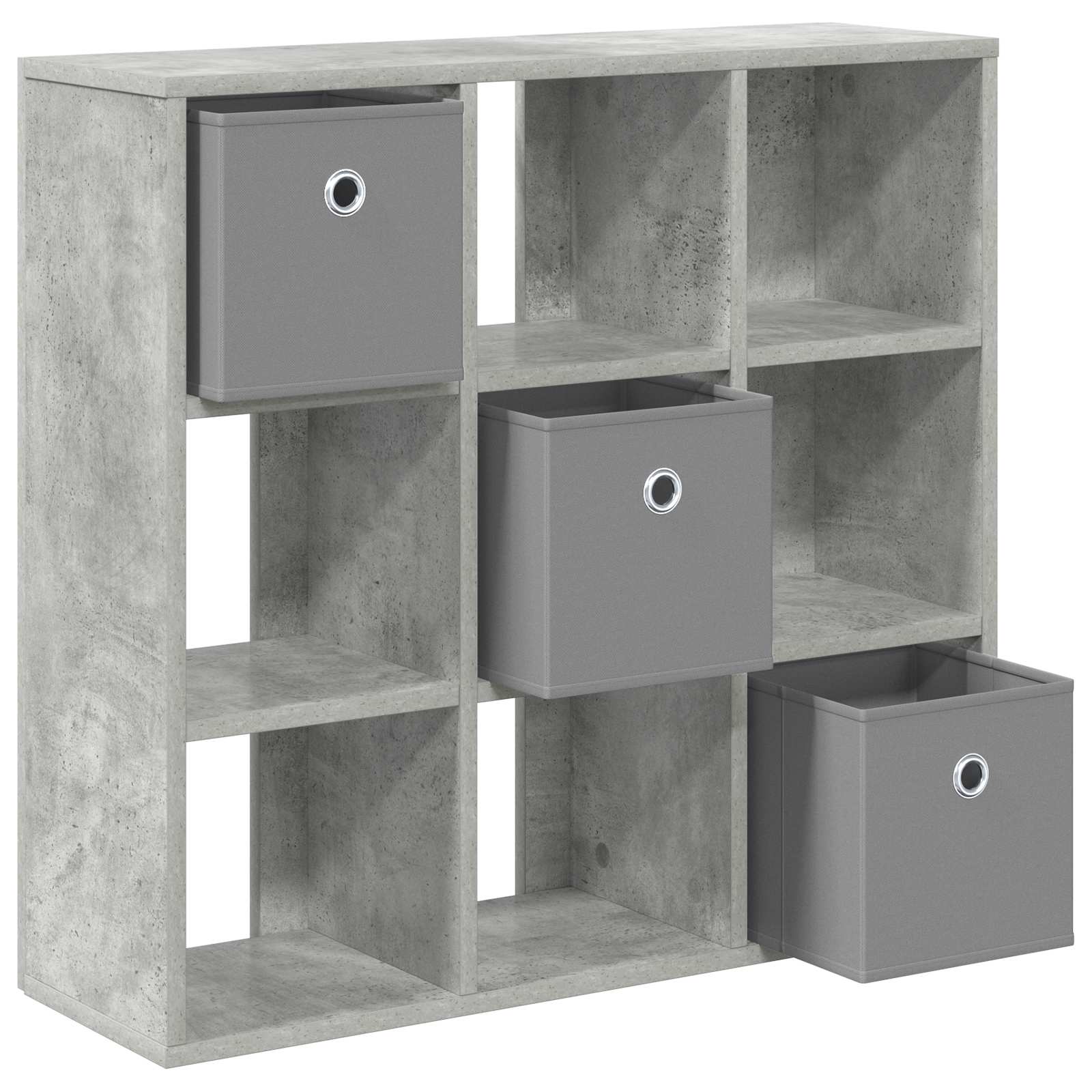 vidaXL Sideboard Concrete Grey 73.5 x 24 x 69.5 cm 5