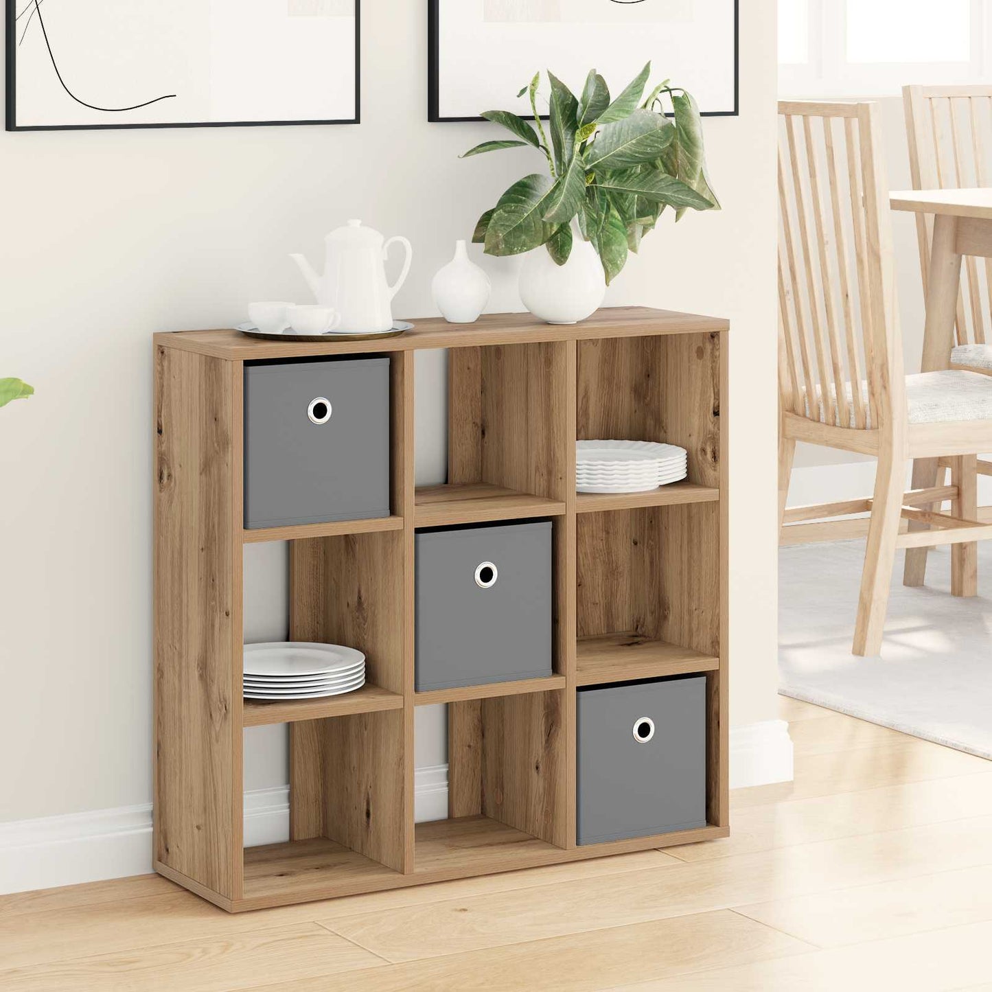vidaXL Sideboard Artisan Oak 73.5 x 24 x 69.5 cm 1