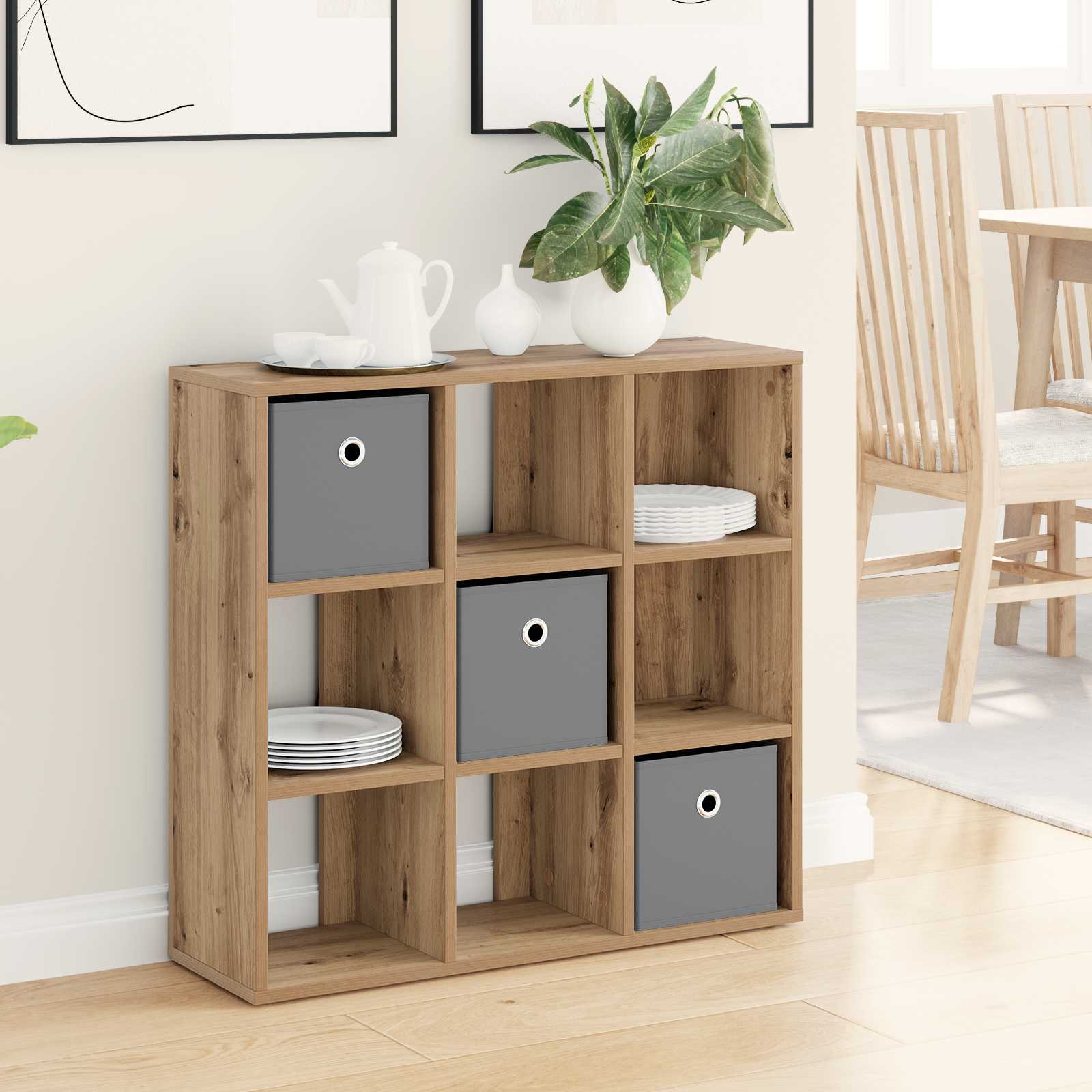 vidaXL Sideboard Artisan Oak 73.5 x 24 x 69.5 cm 1