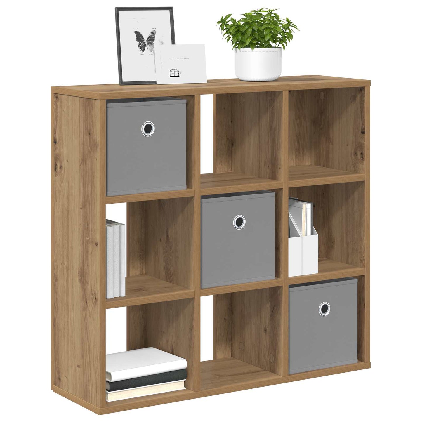 vidaXL Sideboard Artisan Oak 73.5 x 24 x 69.5 cm 3