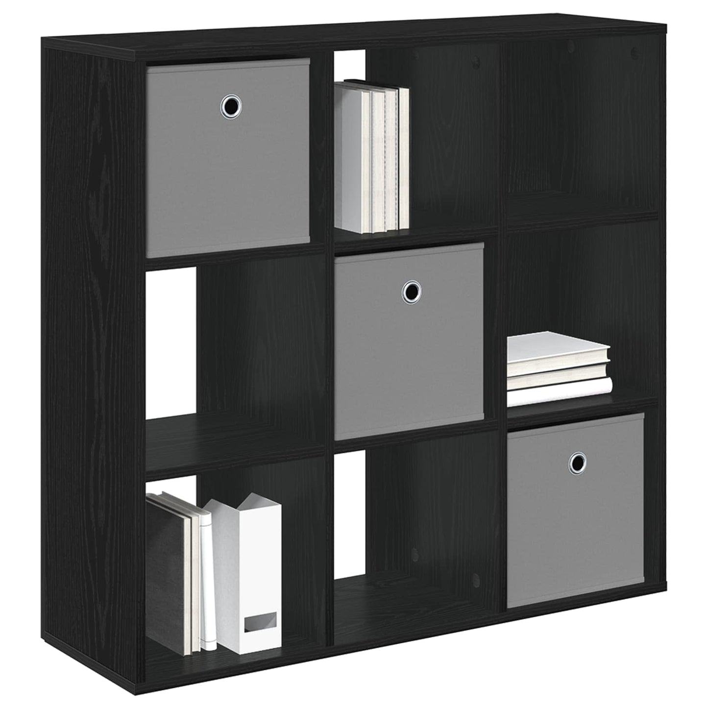 vidaXL Sideboard Black Oak 88.5 x 29 x 84.5 cm 3