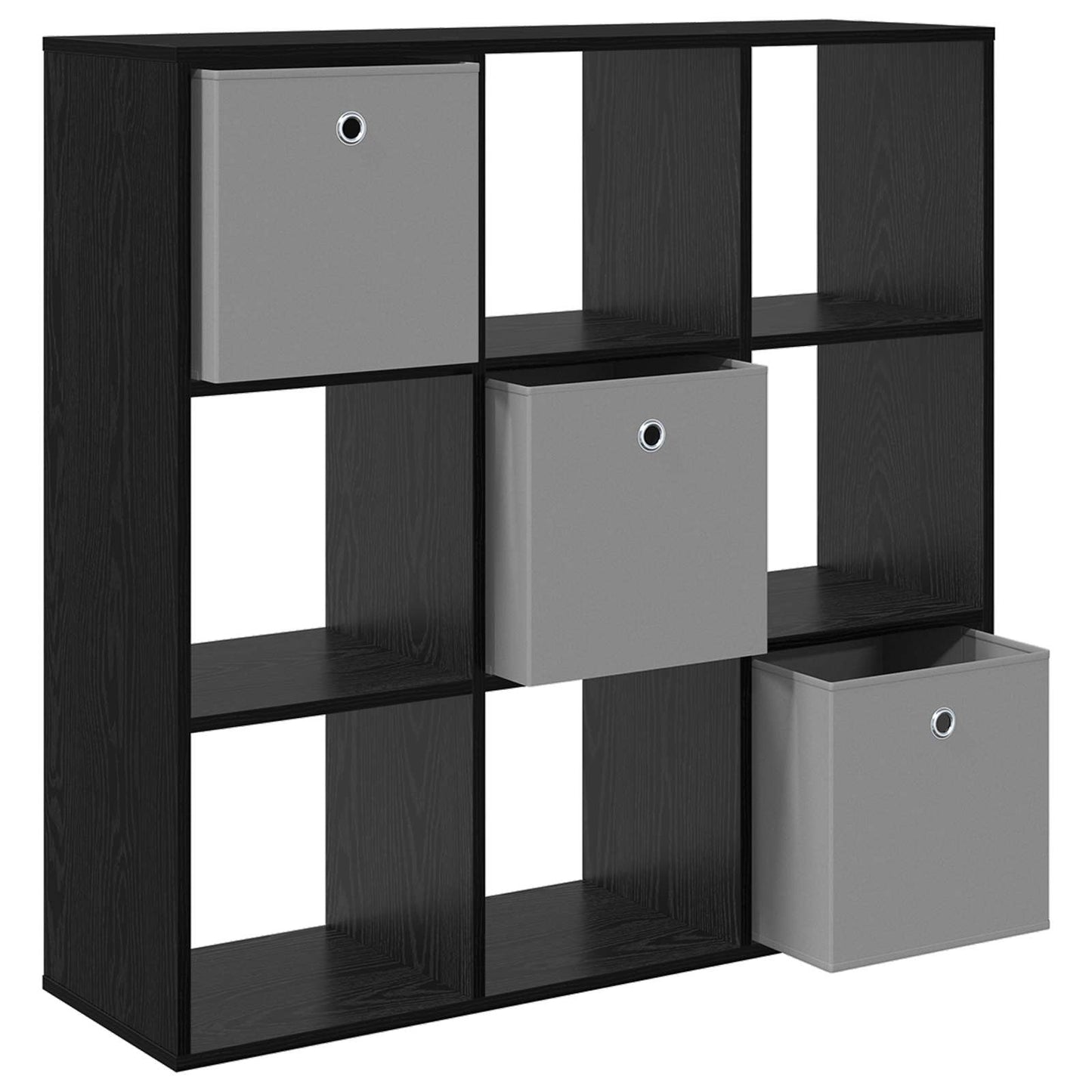 vidaXL Sideboard Black Oak 102 x 31 x 99.5 cm 5