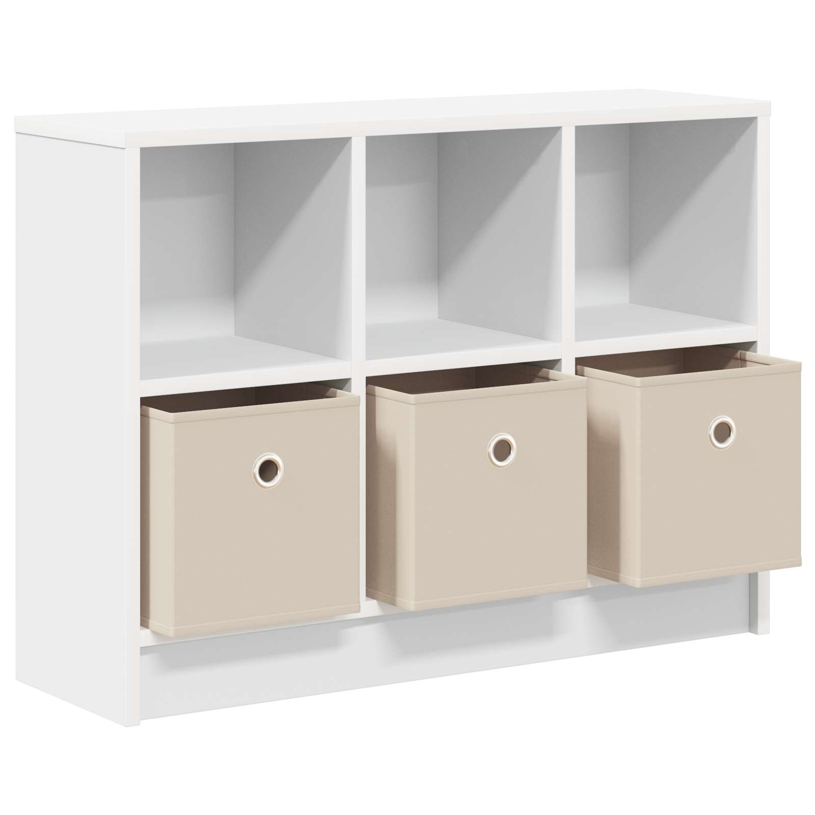 vidaXL Sideboard White 73.5 x 22.5 x 53.5 cm 5