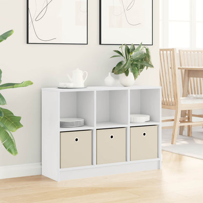 vidaXL Sideboard White 88.5 x 27.5 x 63.5 cm 1