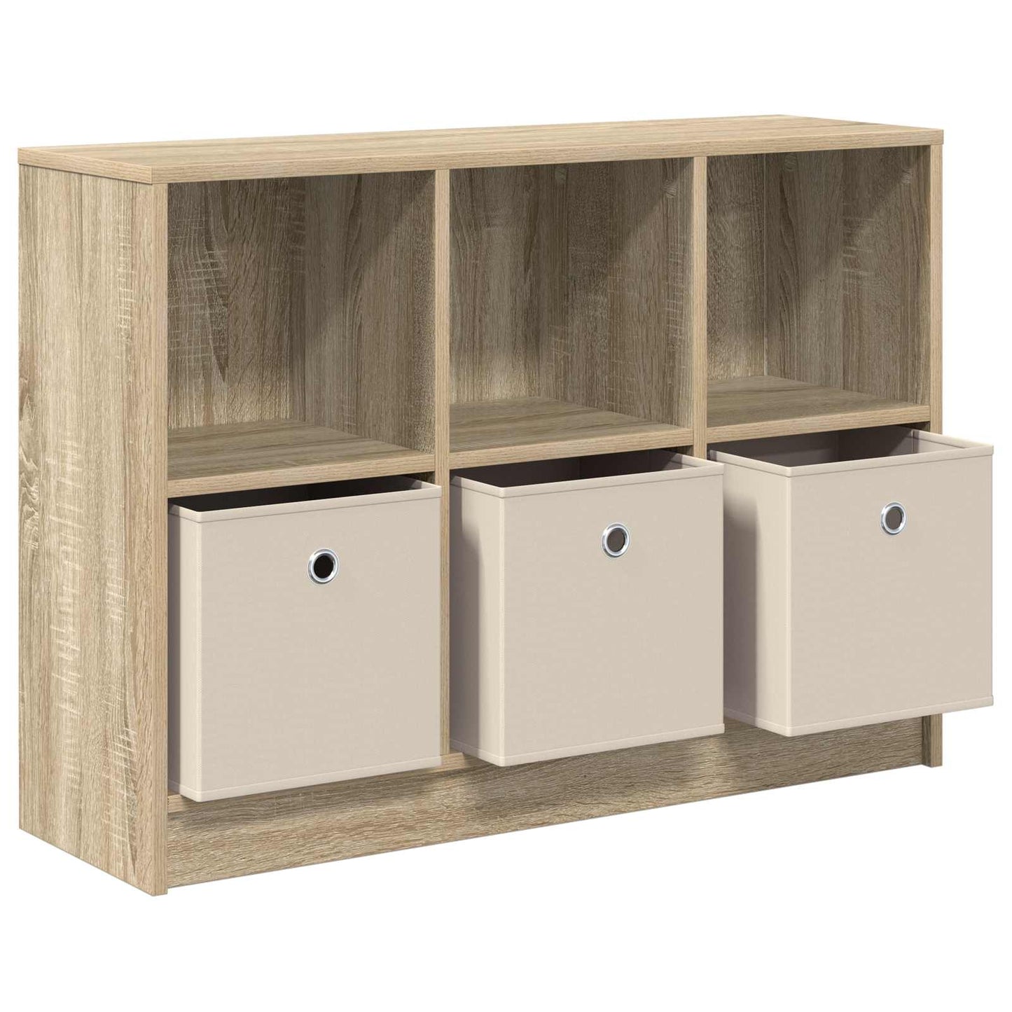 vidaXL Sideboard Sonoma Oak 88.5 x 27.5 x 63.5 cm 5