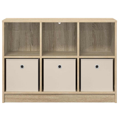 vidaXL Sideboard Sonoma Oak 88.5 x 27.5 x 63.5 cm 6