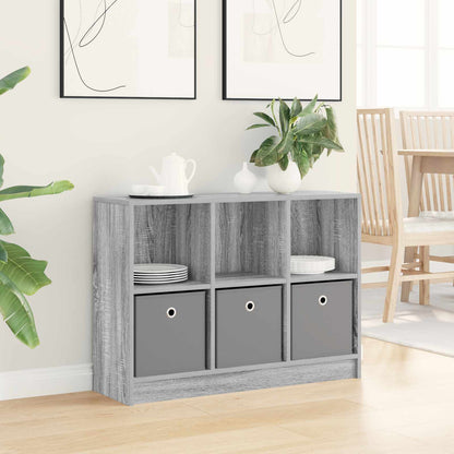 vidaXL Sideboard Grey Sonoma 88.5 x 27.5 x 63.5 cm 1