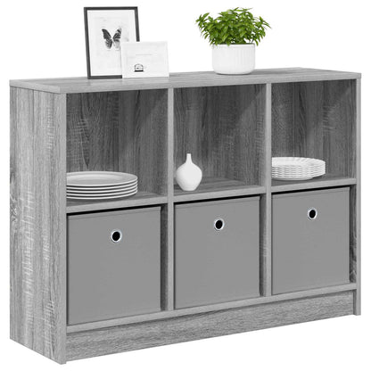 vidaXL Sideboard Grey Sonoma 88.5 x 27.5 x 63.5 cm 3