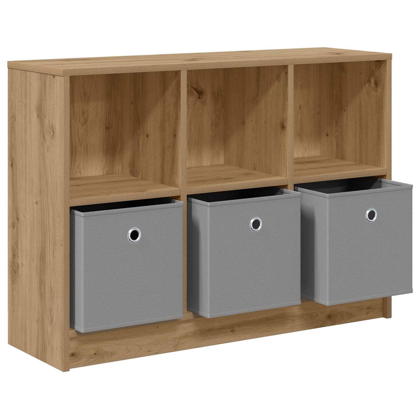 vidaXL Sideboard Artisan Oak 88.5 x 27.5 x 63.5 cm 5