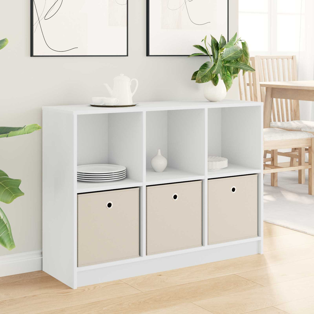Sideboard 102 x 32 x 73.5 cm White