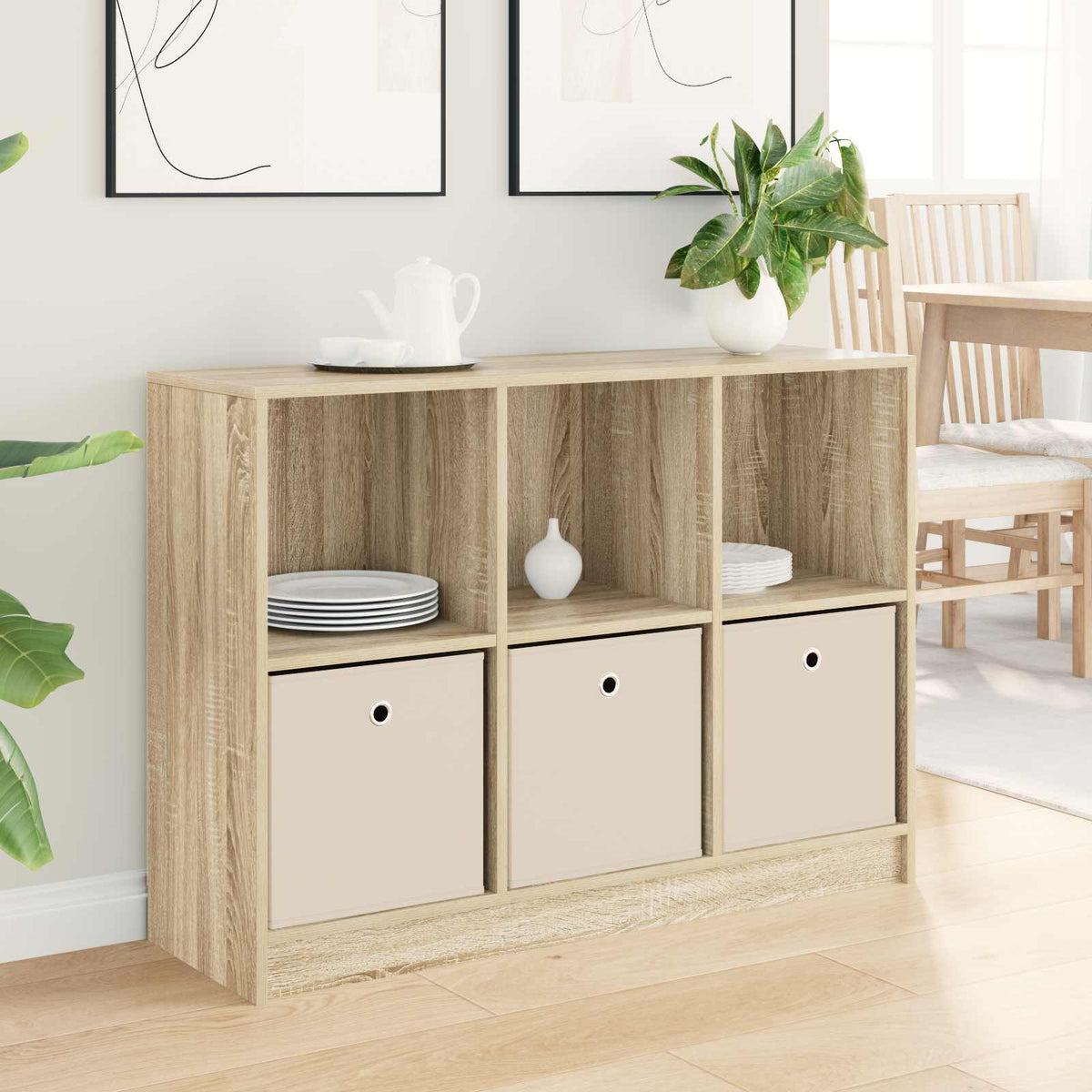 Sideboard 102 x 32 x 73.5 cm Sonoma oak