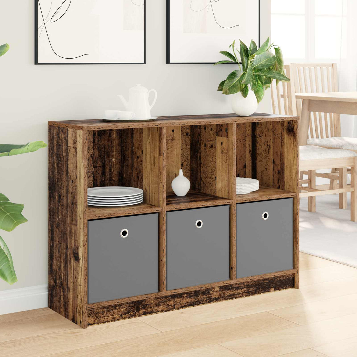 Sideboard 102 x 32 x 73.5 cm Old wood