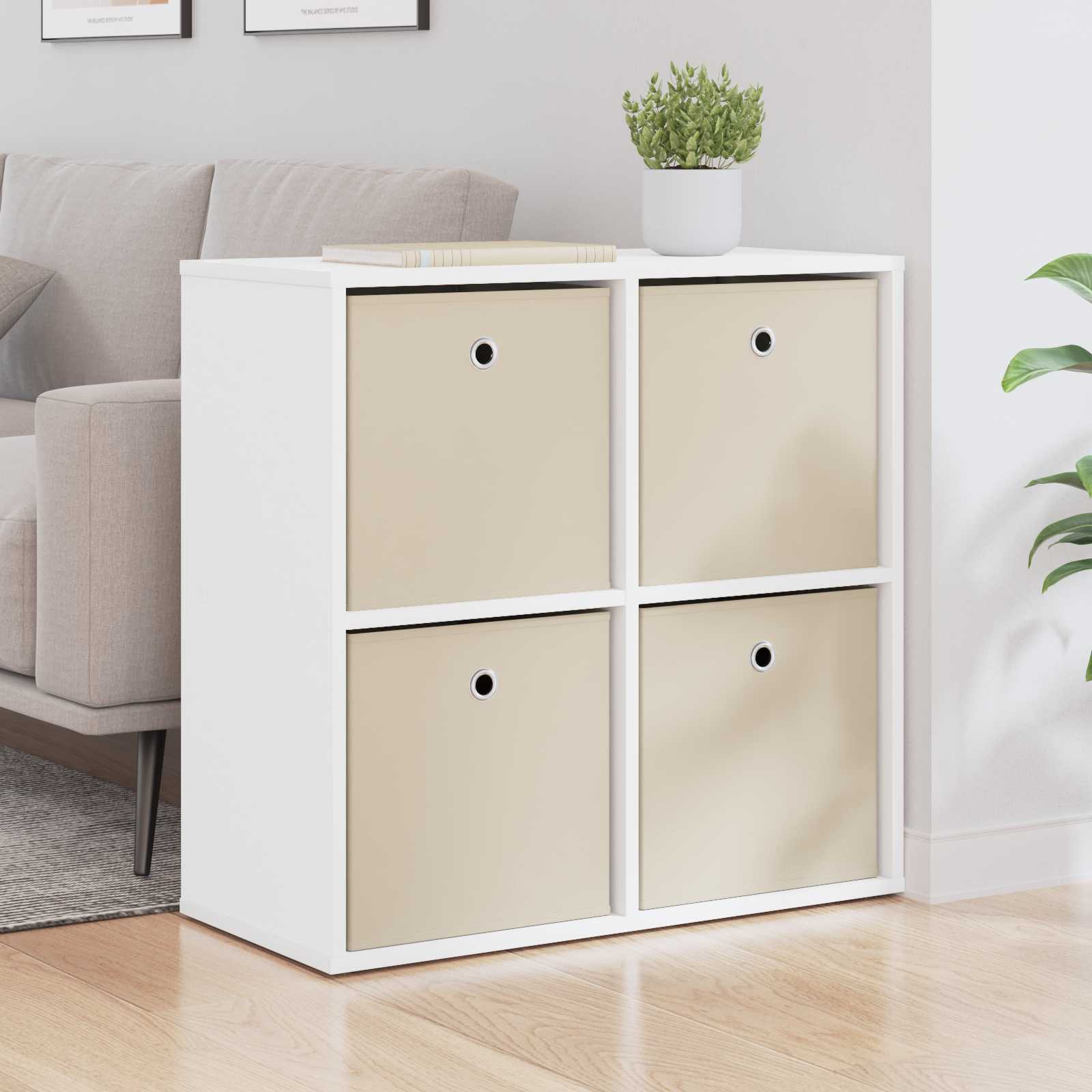 vidaXL Sideboard White 68.5 x 32 x 67 cm 1