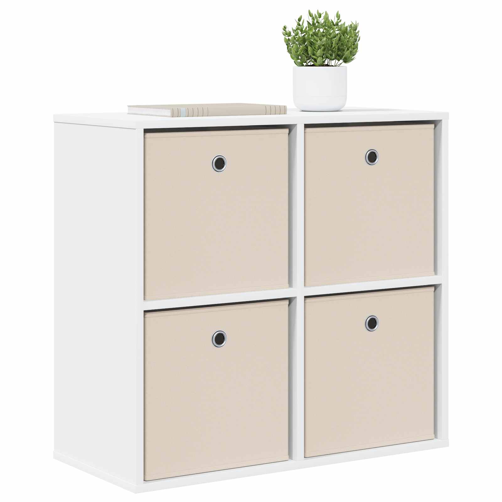 vidaXL Sideboard White 68.5 x 32 x 67 cm 3