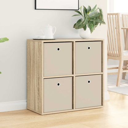 vidaXL Sideboard Sonoma Oak 68.5 x 32 x 67 cm 4