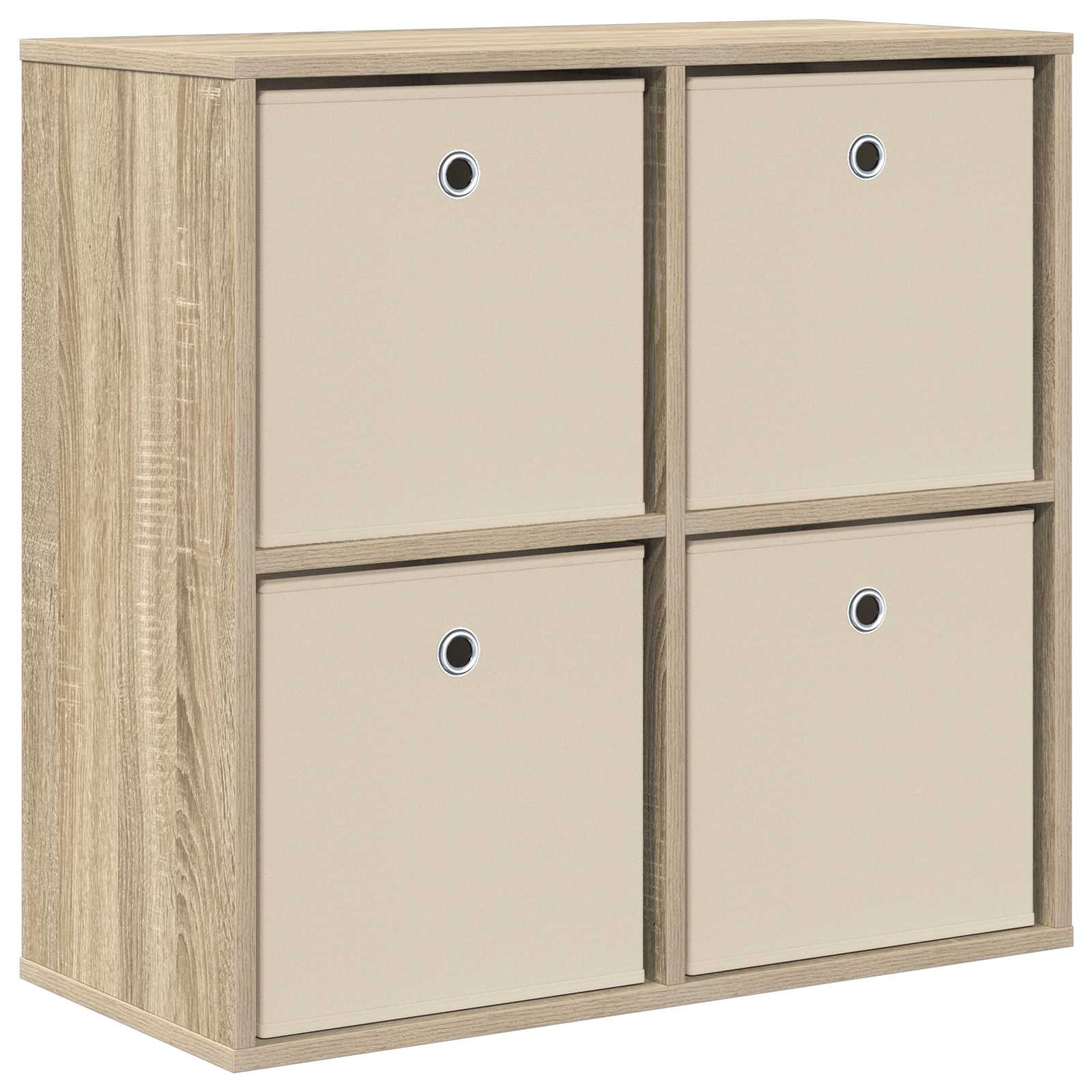 vidaXL Sideboard Sonoma Oak 68.5 x 32 x 67 cm 2