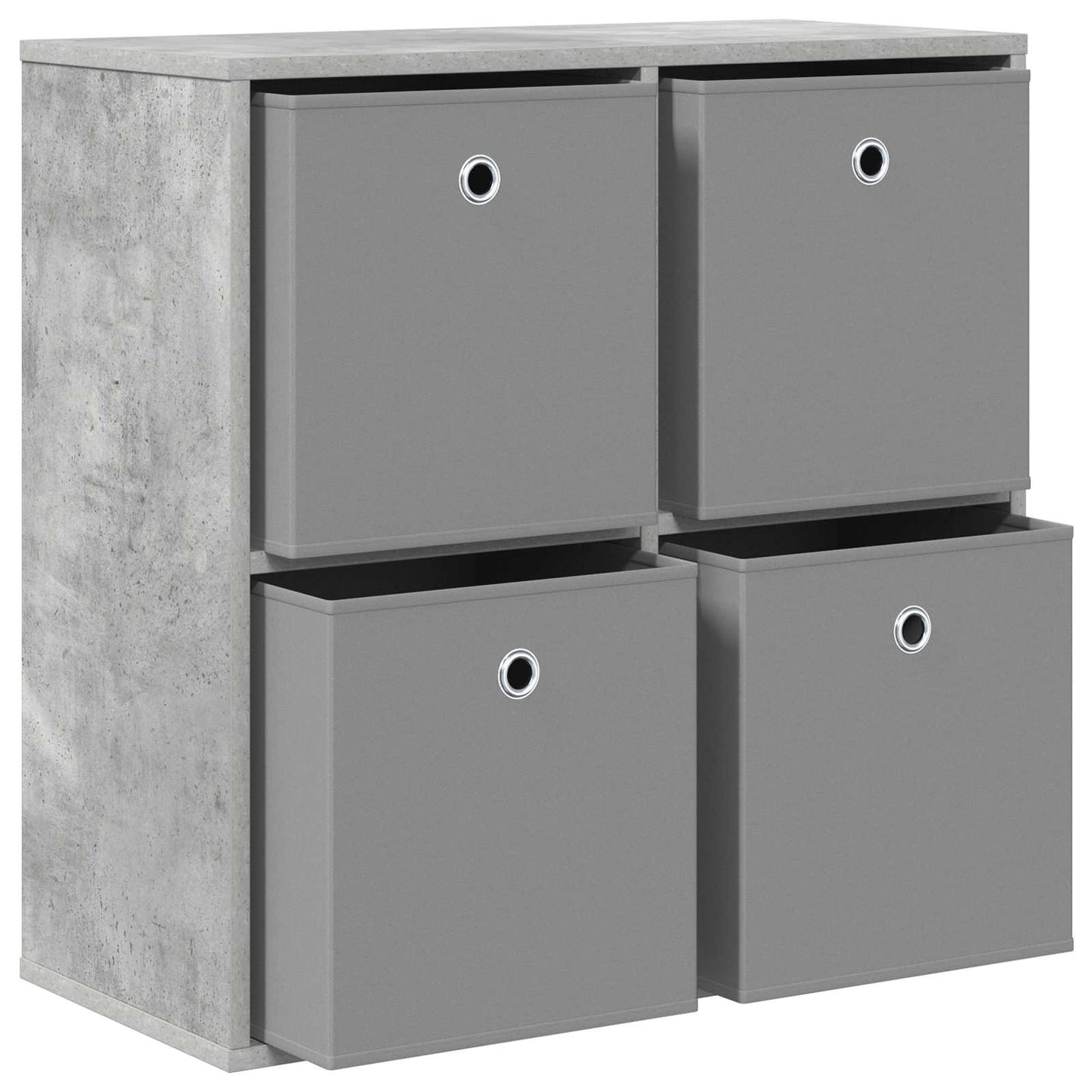 vidaXL Sideboard Concrete Grey 68.5 x 32 x 67 cm 5