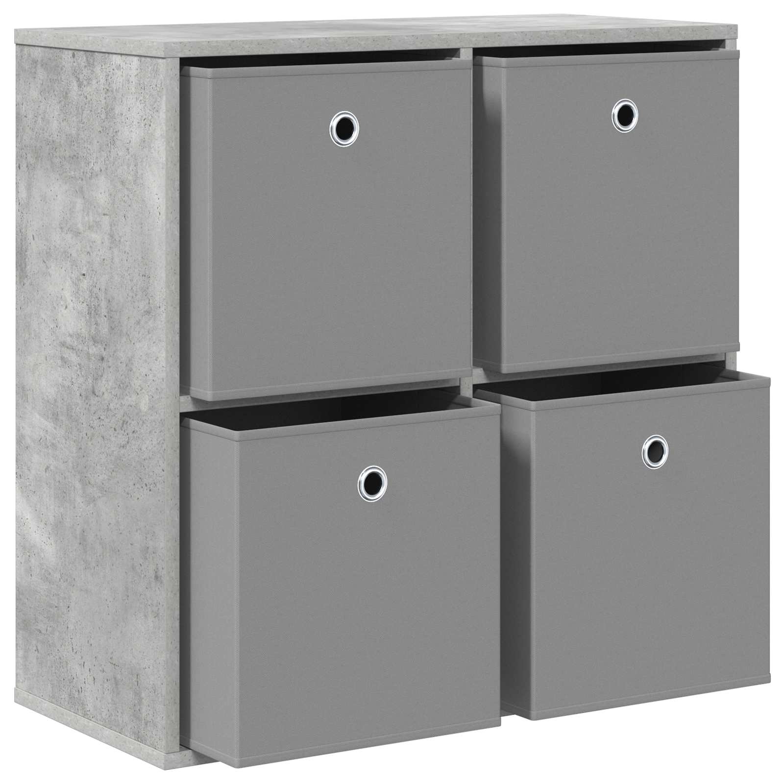 vidaXL Sideboard Concrete Grey 68.5 x 32 x 67 cm 5