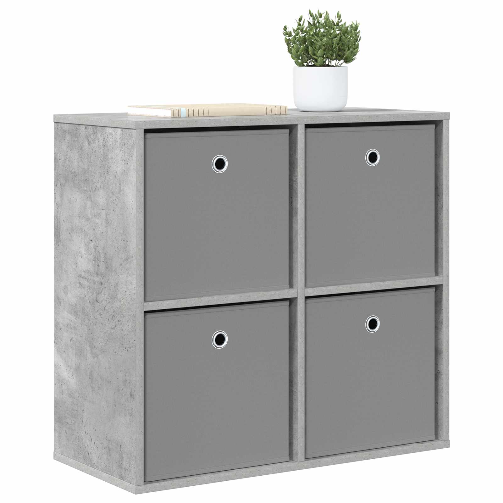 vidaXL Sideboard Concrete Grey 68.5 x 32 x 67 cm 3