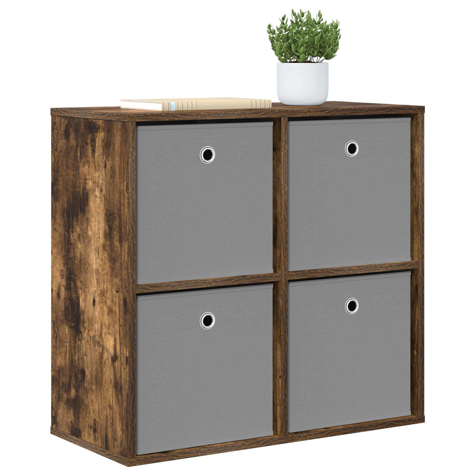 vidaXL Sideboard Smoked Oak 68.5 x 32 x 67 cm 3