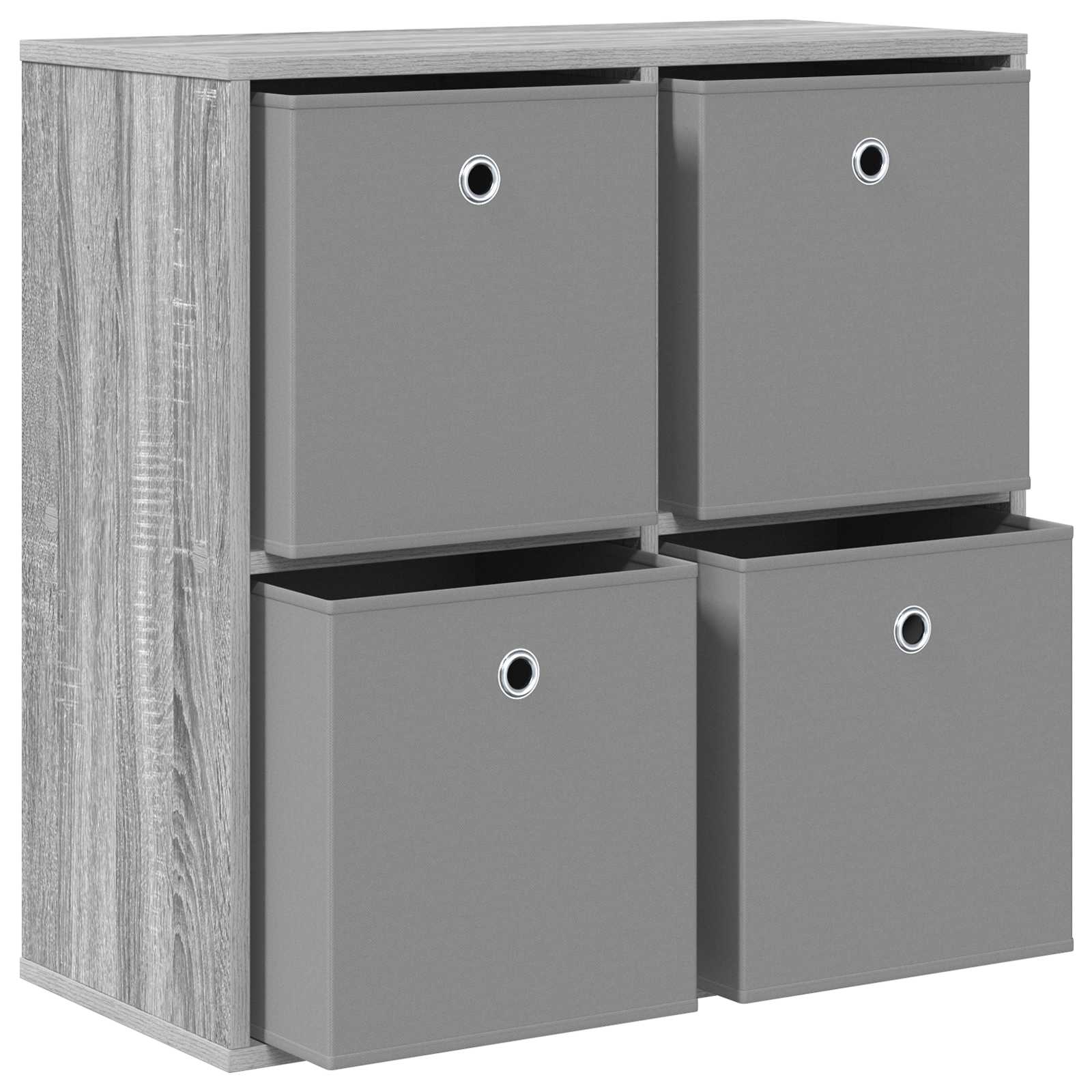 vidaXL Sideboard Grey Sonoma 68.5 x 32 x 67 cm 5