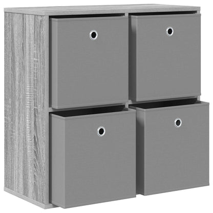 vidaXL Sideboard Grey Sonoma 68.5 x 32 x 67 cm 5