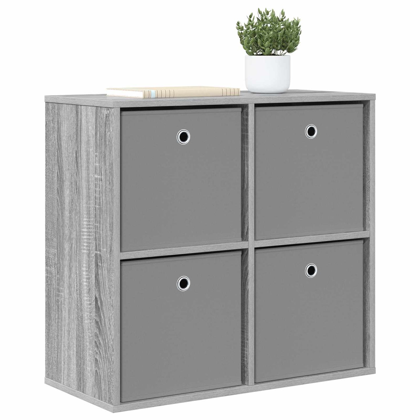vidaXL Sideboard Grey Sonoma 68.5 x 32 x 67 cm 3