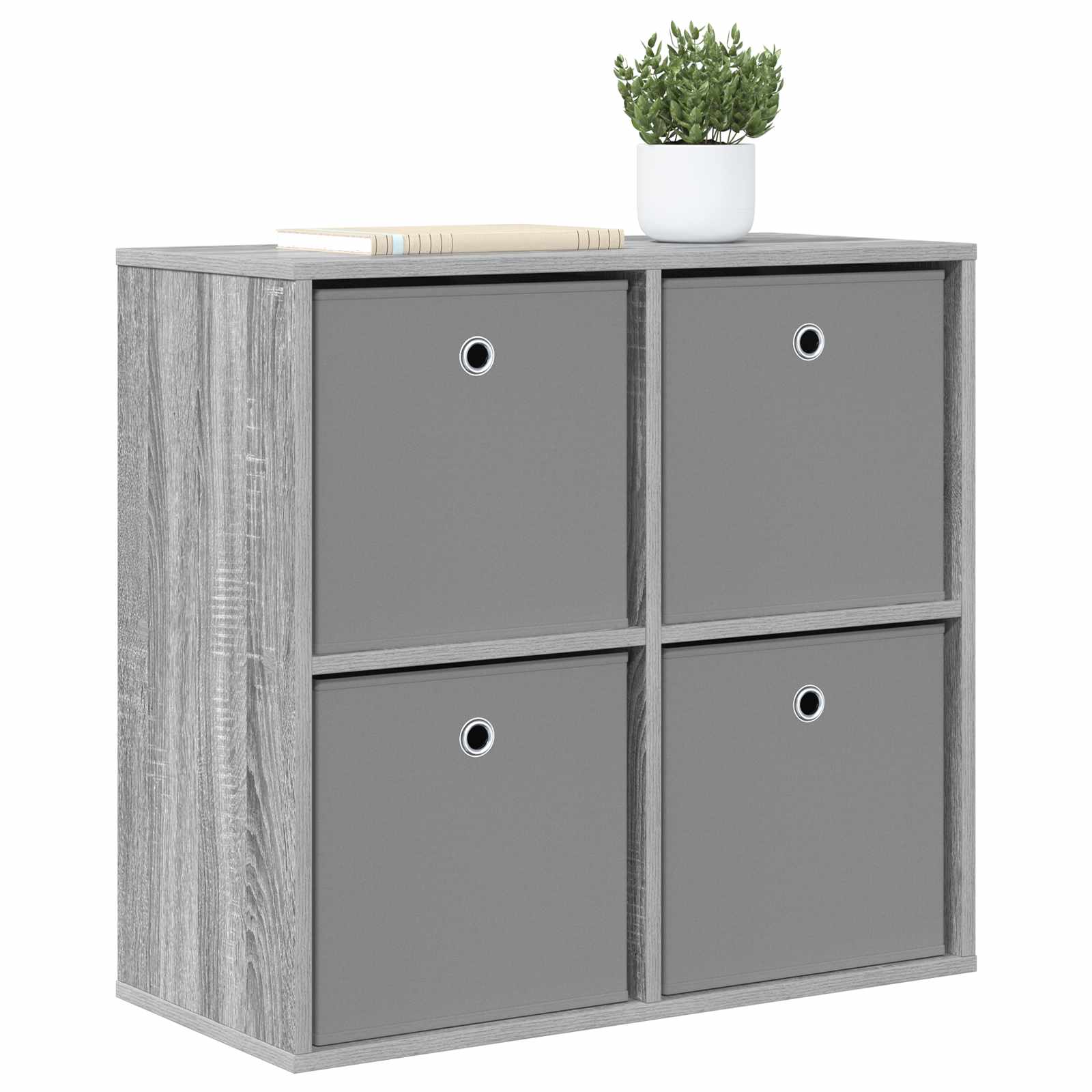 vidaXL Sideboard Grey Sonoma 68.5 x 32 x 67 cm 3