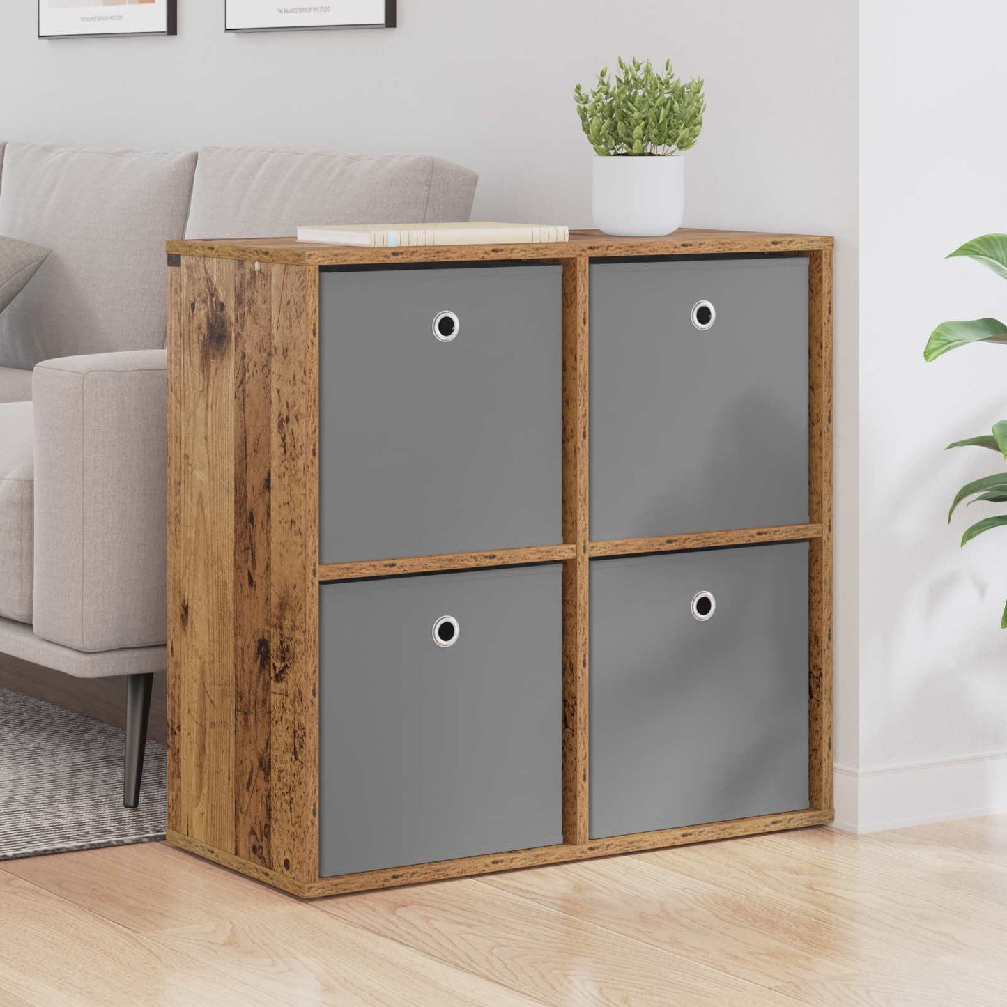 vidaXL Sideboard Old Wood 68.5 x 32 x 67 cm 1