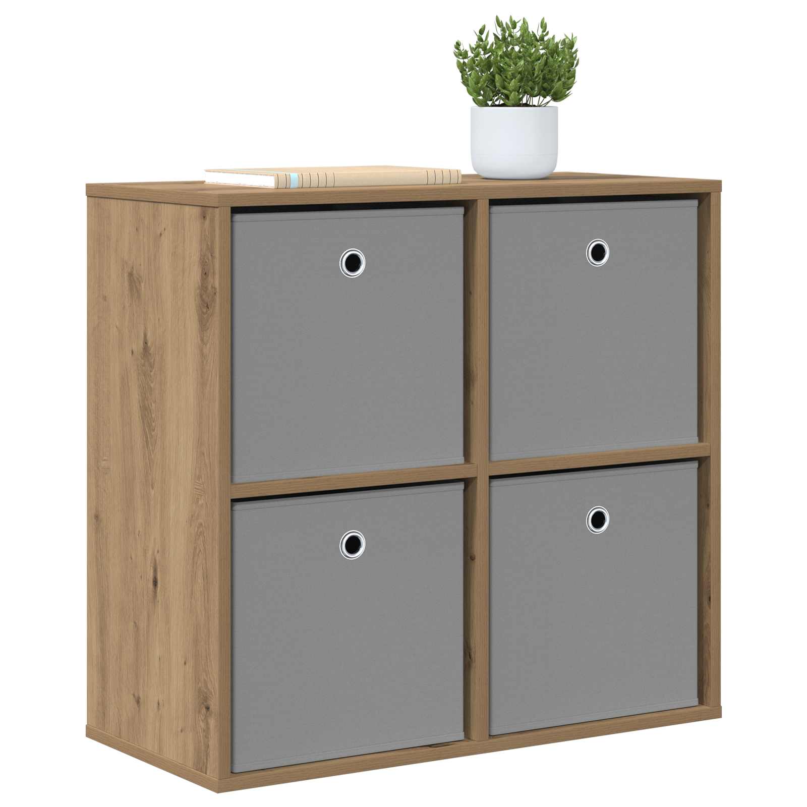 vidaXL Sideboard Artisan Oak 68.5 x 32 x 67 cm 3